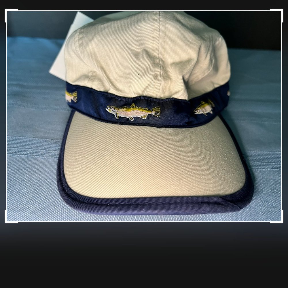 Fahrenheit Fashion Headwear Mens One size Trout on Hat NWT